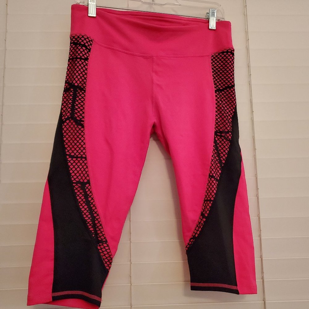 Pink Fabeltics Athletic Capri